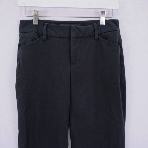 Nine West Jeans Dress Pants Trousers Black -2/26-  28 / 32.5 Mid Rise Polyester - Picture 2 of 6